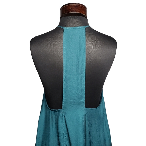 Free People Raven Slip Dress Teal Sz: X-Small - Picture 14 of 16